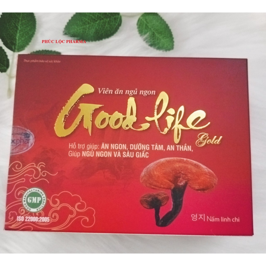 Good life Gold, viên ăn ngủ ngon, giúp an thần, giảm mất ngủ, ngủ sâu giấc