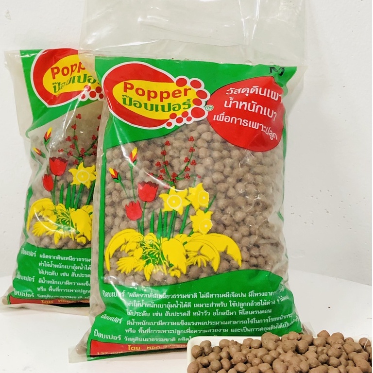 Viên đất sét nung Popper Thái Lan - Trồng xương rồng, trồng lan, trồng cây sứ, thủy canh, sen nhật