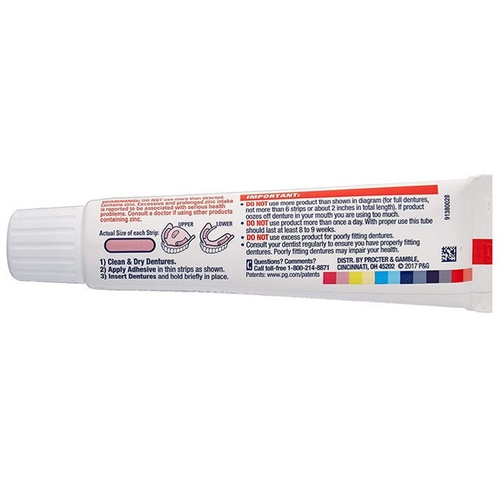 Keo dán răng Fixodent Ultra Max Hold Denture Adhesive, 62.4g
