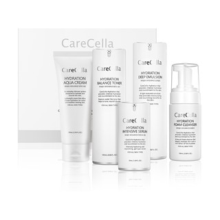 CARECELLA Hydration Basic Set 5 in 1 dưỡng trắng và căng bóng da