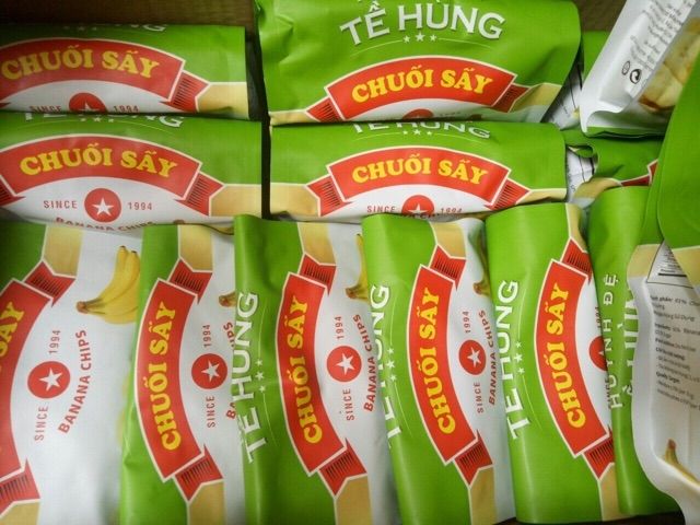 2 gói 500g Chuối sấy Huynh đệ tề hùng.