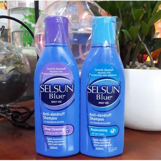 Dầu gội trị gàu selsun blue shampoo 200ml