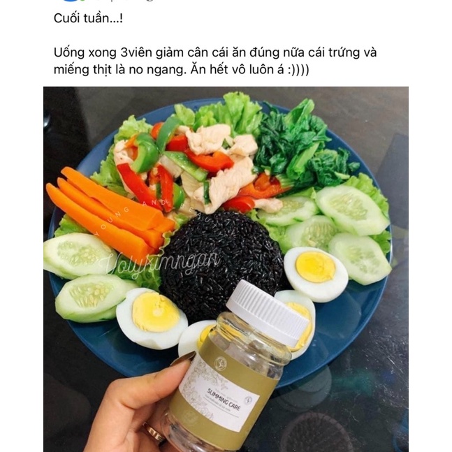 Viên Thảo Mộc Giảm Cân Slimming Care X3