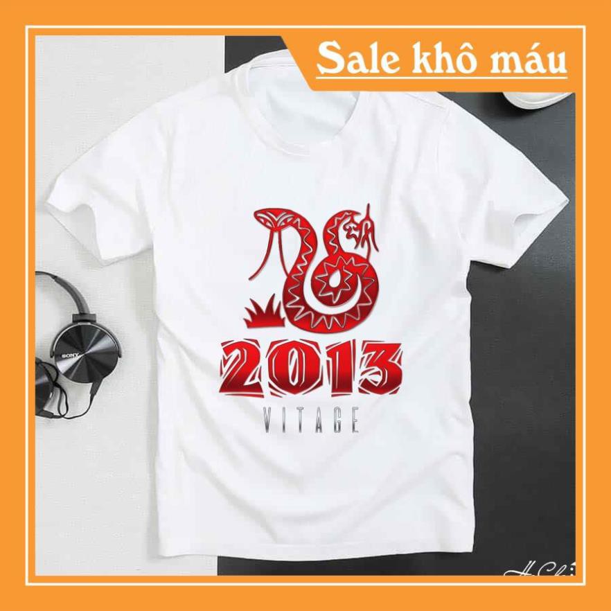 DEAL CHẤT- Áo Năm Sinh 2013 có 12 con Giáp NEW - Vải Dày Mịn May Dây Cổ Chạy Vai Cao Cấp (HC-00519) giá cực tốt