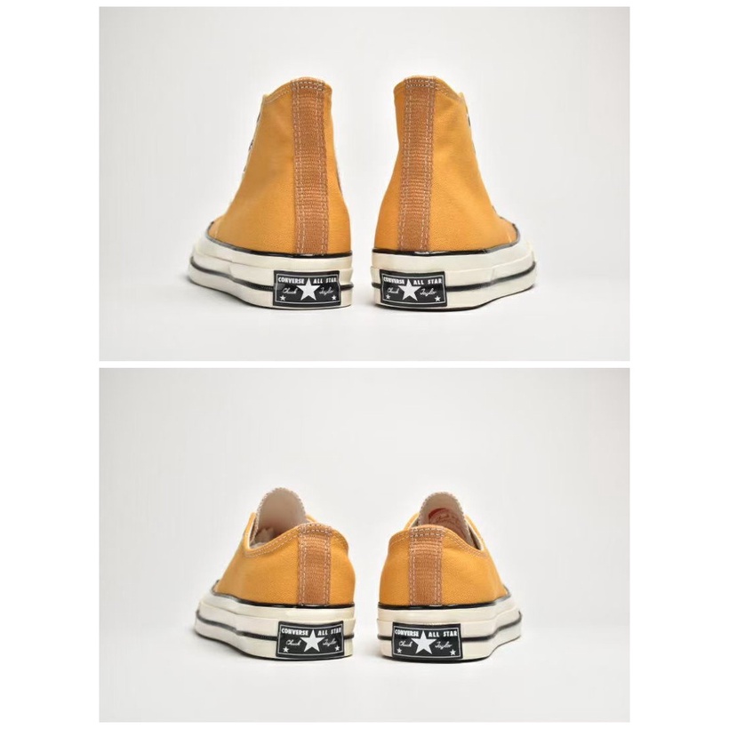 SAMSUNG Giày Thể Thao Canvas Cổ Thấp Màu Vàng Kem Phong Cách 1970s Cho Nam Nữ