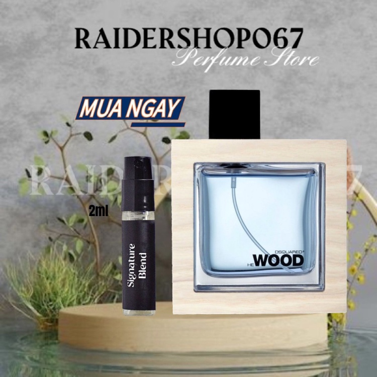 Nước hoa nam He Wood Ocean Wet Wood của hãng DSQUARED²  ®️