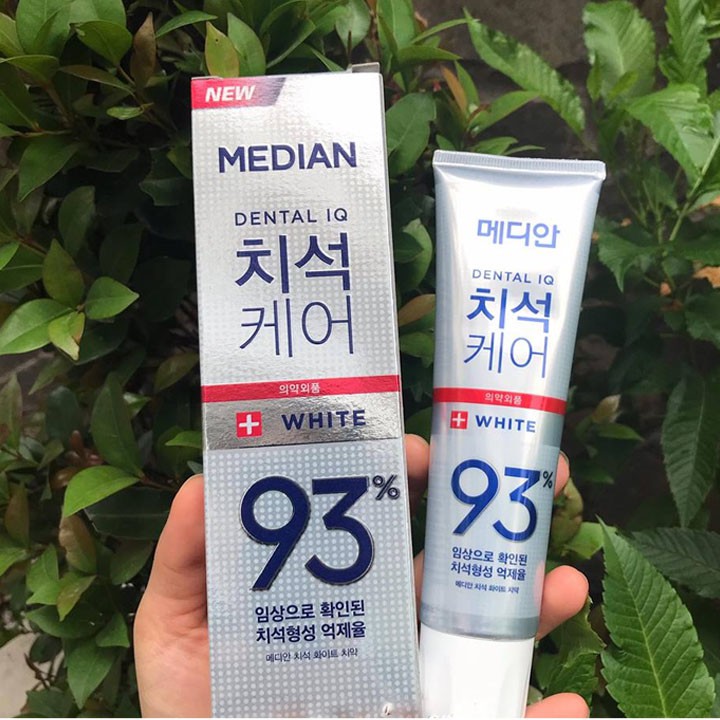 Kem Đánh Răng Median 93% Hàn Quốc Màu Trắng, Kem Đánh Trắng Răng, Kem Đanh Răng Chống Ê Buốt 1 Tuýp - Lvy Beauty