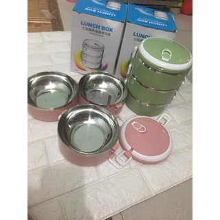 CẶP LỒNG GIỮ NHIỆT 4 TẦNG LỒNG INOX