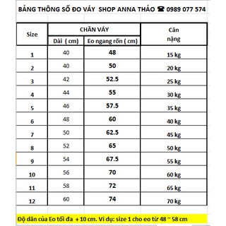 Chân váy học sinh dành cho bé gái