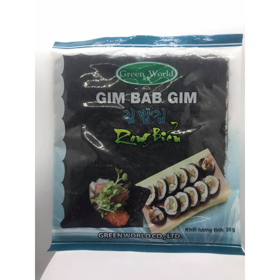 Rong Biển Gim Bab Gim Cuộn Cơm