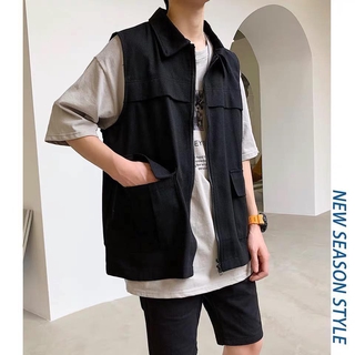 Áo khoác Gile kaki, JACKLANE , Áo khoác nam nữ JackLane