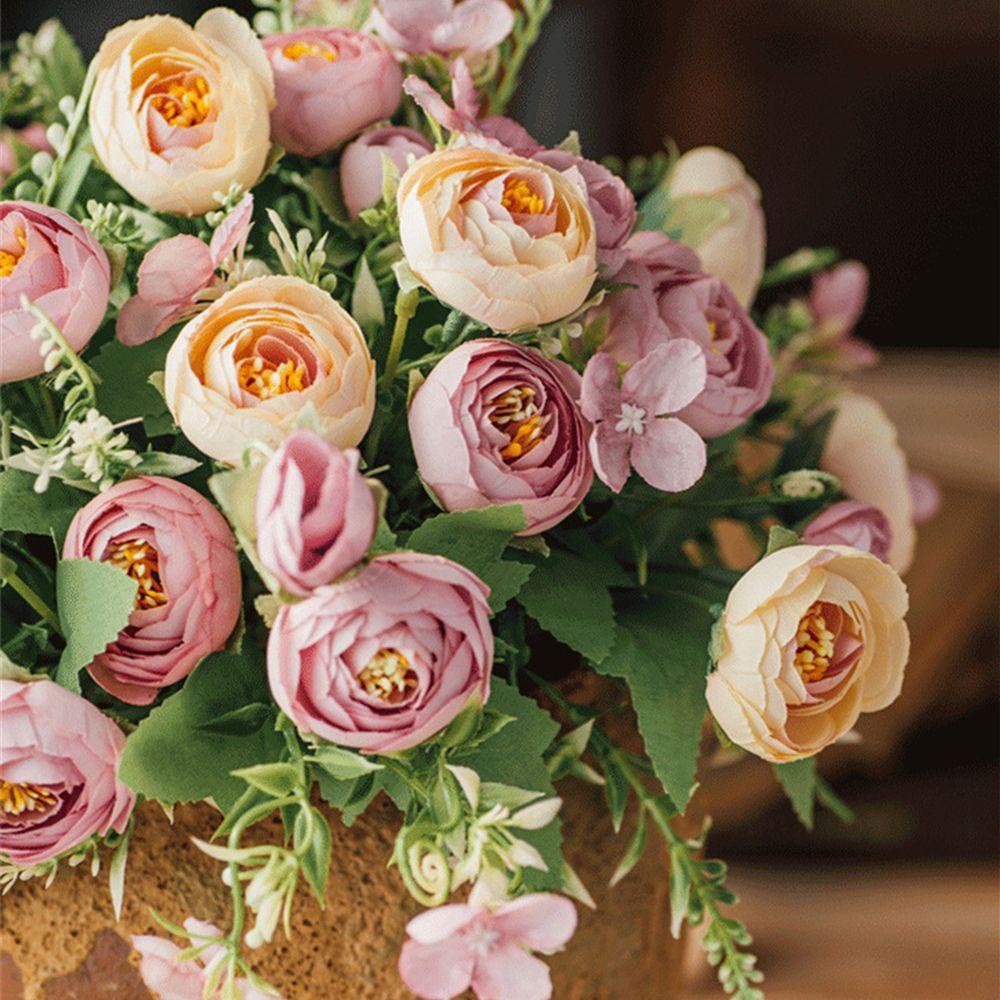 KUNHEV Hoa Mẫu Đơn Giả Trang Trí Tiệc Cưới