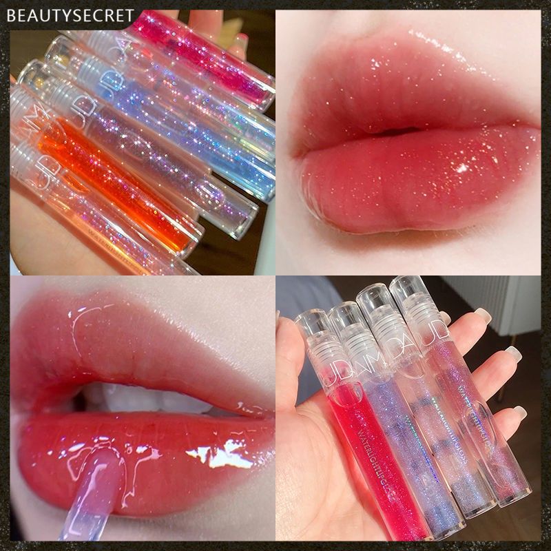 (Hàng Mới Về) Son Môi Daimanpu 6 Màu Tùy Chọn Cao Cấp /Son bóng Daimanpu  trong suốt dưỡng ẩm cho môi không thấm nước và không phai