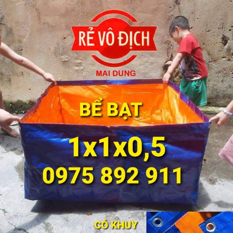 [Mã 229FMCGSALE giảm 8% đơn 500K] BỂ BẠT NUÔI ỐC , ẾCH , CÁ , LƯƠN MỚI NỞ - BỂ BẠT TẮM CHO TRẺ NHỎ