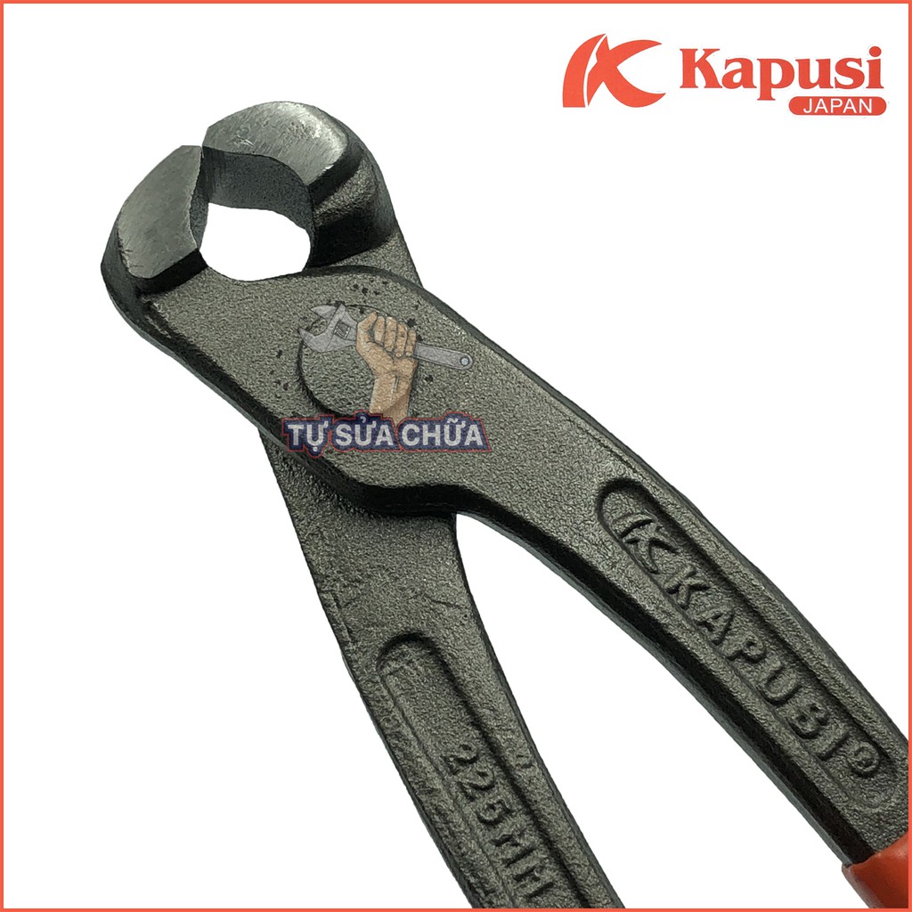 Kìm nhổ cắt đinh Nhật Kapusi dài 225mm - Kìm càng cua