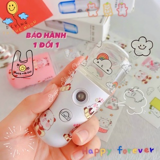 BẢO HÀNH 1 ĐỔI 1 Máy Phun Sương NANO MINI Cầm Tay Cao Cấp, Máy Xông Mặt Cấp Ẩm Sạc USB Tiện Dụng Máy Xịt Khoáng