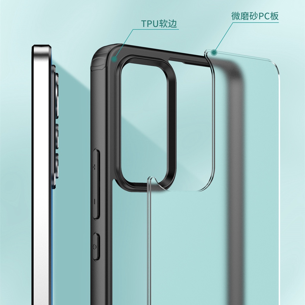 Ốp Điện Thoại Nhám Trong Suốt Chống Rơi Cho Xiaomi mi 11 12 Pro Ultra Lite