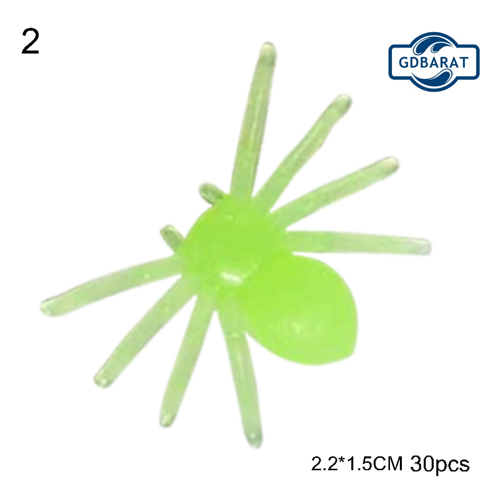 Bộ 30 Con Nhện Nhựa Mini Dùng Trang Trí Halloween