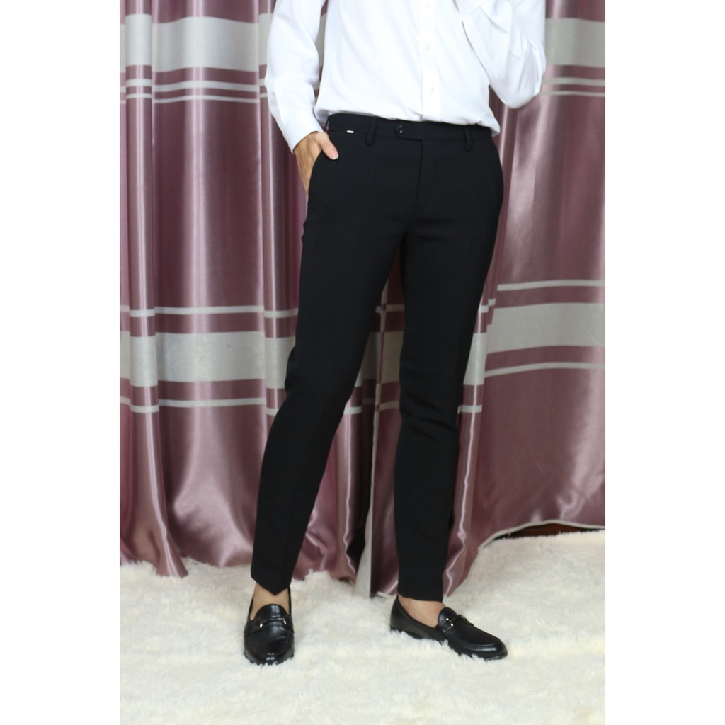 Quần tây nam dáng ôm vải co giãn chất đẹp | BigBuy360 - bigbuy360.vn