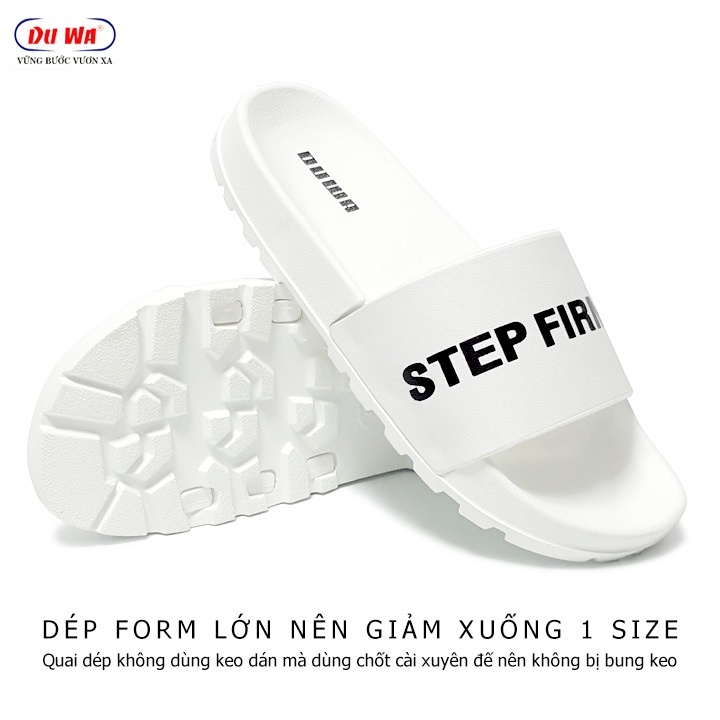 Dép quai ngang nam, nữ siêu nhẹ  STEP FURTHER - Hàng chính hãng DUWA D18