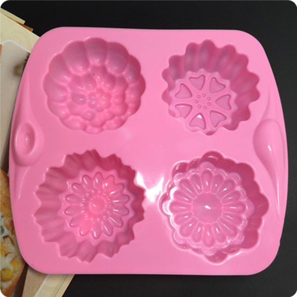 Khuôn Silicone Làm Bánh / Sô Cô La Chịu Nhiệt Tốt Tiện Dụng DIY