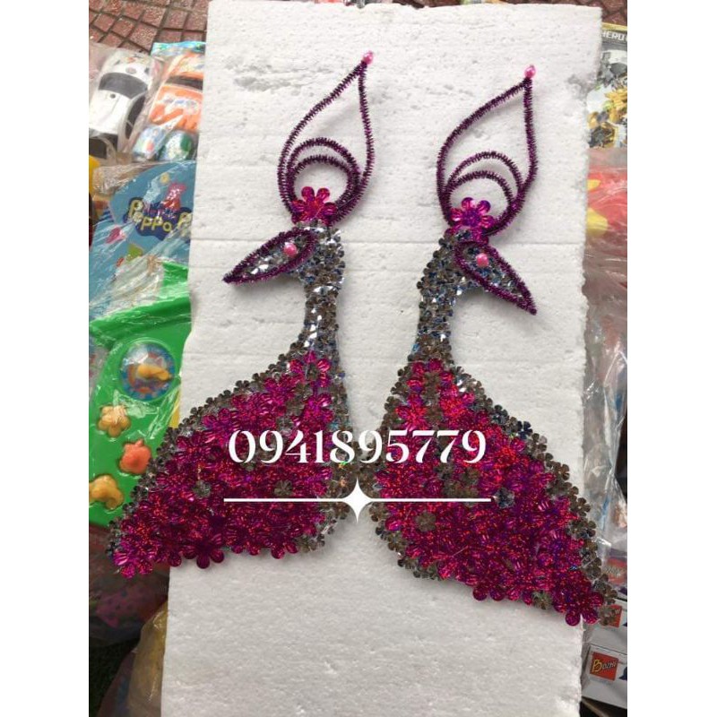 2 Đôi phôicông siêu đẹp đính cườm