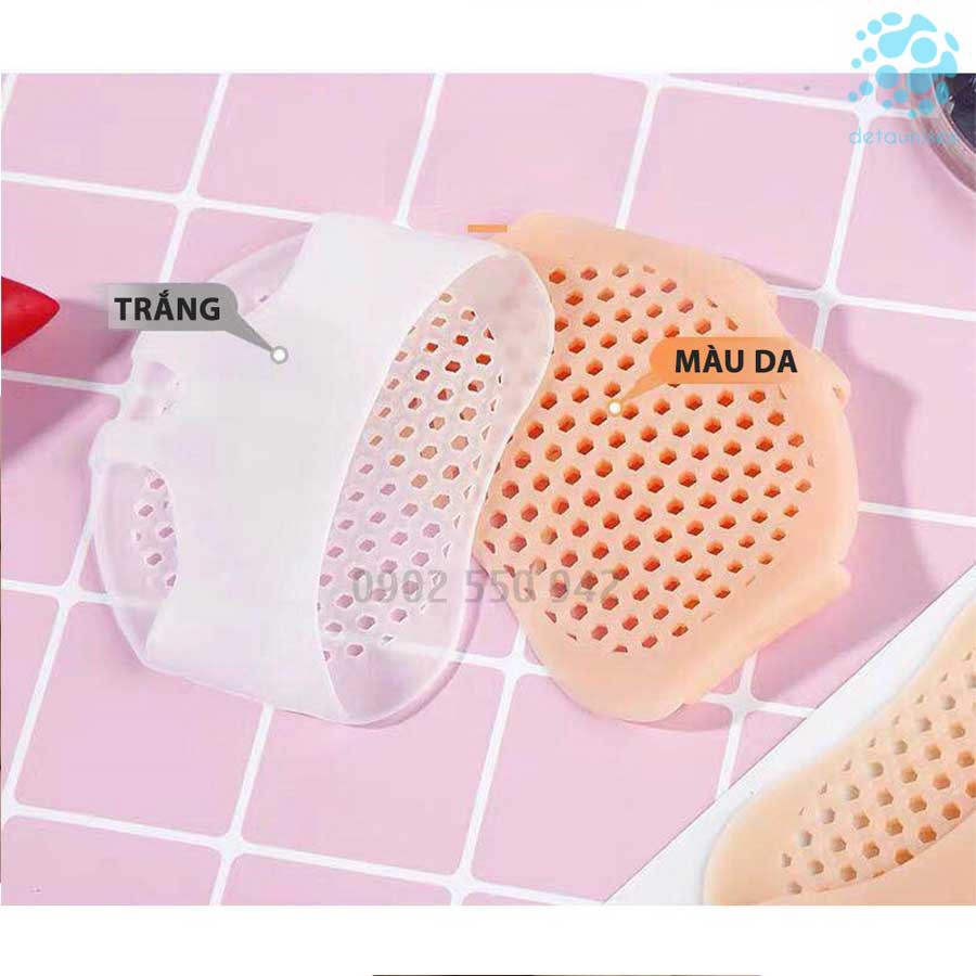 Lót giày silicone tổ ong đệm êm lòng bàn chân phía trước - lót giày silicon giá sỉ