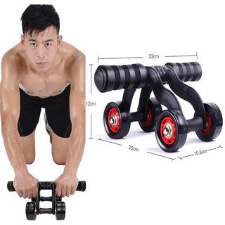 Con lăn tập bụng, con lăn tập thể thao 4 bánh