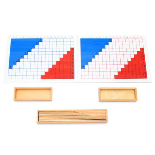 Bộ cộng trừ giáo cụ Montessori chuẩn