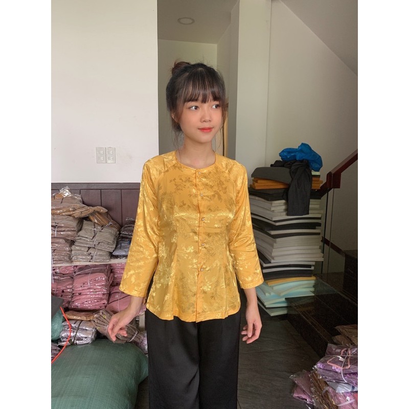 Áo Lam Đi Chùa  BÀ BA VẢI GẤM GIÁ RẺ VÔ ĐỊCH