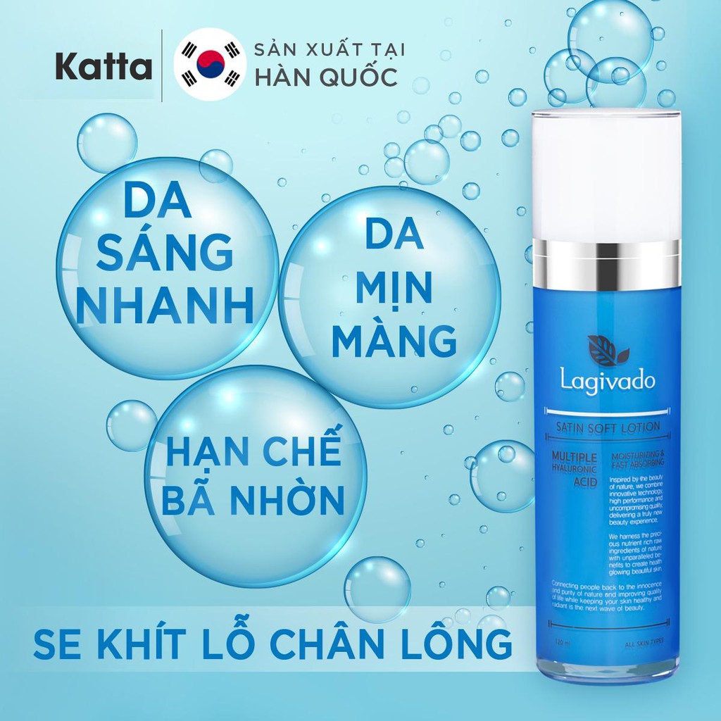 Sữa dưỡng da mặt trắng sáng da Hàn Quốc Satin Soft Lotion 120 ml - Katta_LG_016_120ML