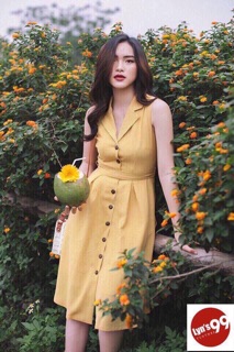 Đầm thắt nơ điệu đà cho phái đẹp