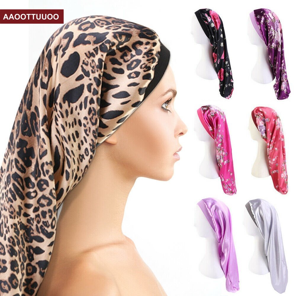 Mũ Trùm Tóc Khi Ngủ Bằng Lụa Satin