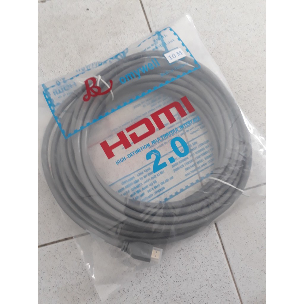 Dây cáp HDMI 2.0 Romywell đạt chuẩn 4K  dài 2m - 5m - 10m