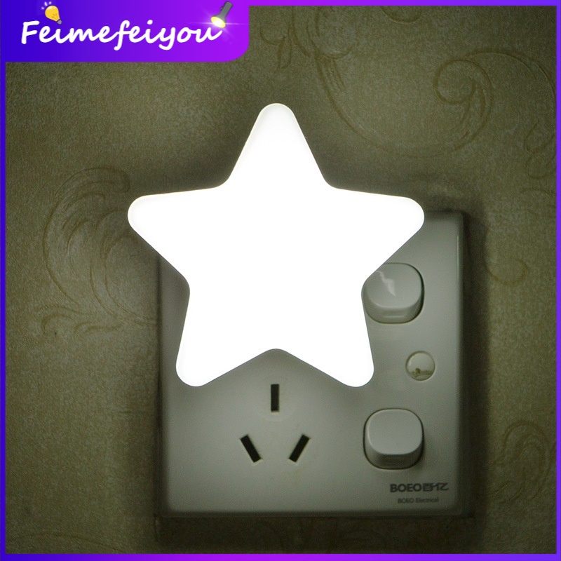 Đèn LED Gắn Tường Hình Ngôi Sao Dễ Thương Điều Khiển Cảm Biến Thông Minh Dành Cho Phòng Trẻ Em Phòng Khách Phòng Ngủ Phòng Khách Phích Cắm US 110~240 V
