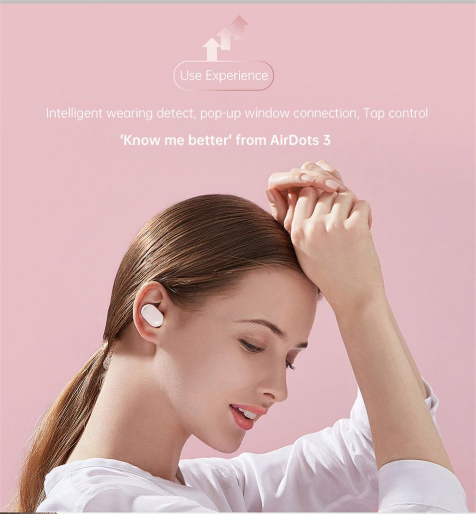 Tai nghe không dây Bluetooth 5.2 Xiaomi Redmi Airdots 3 4th hỗ trợ sạc nhanh âm thanh sống động