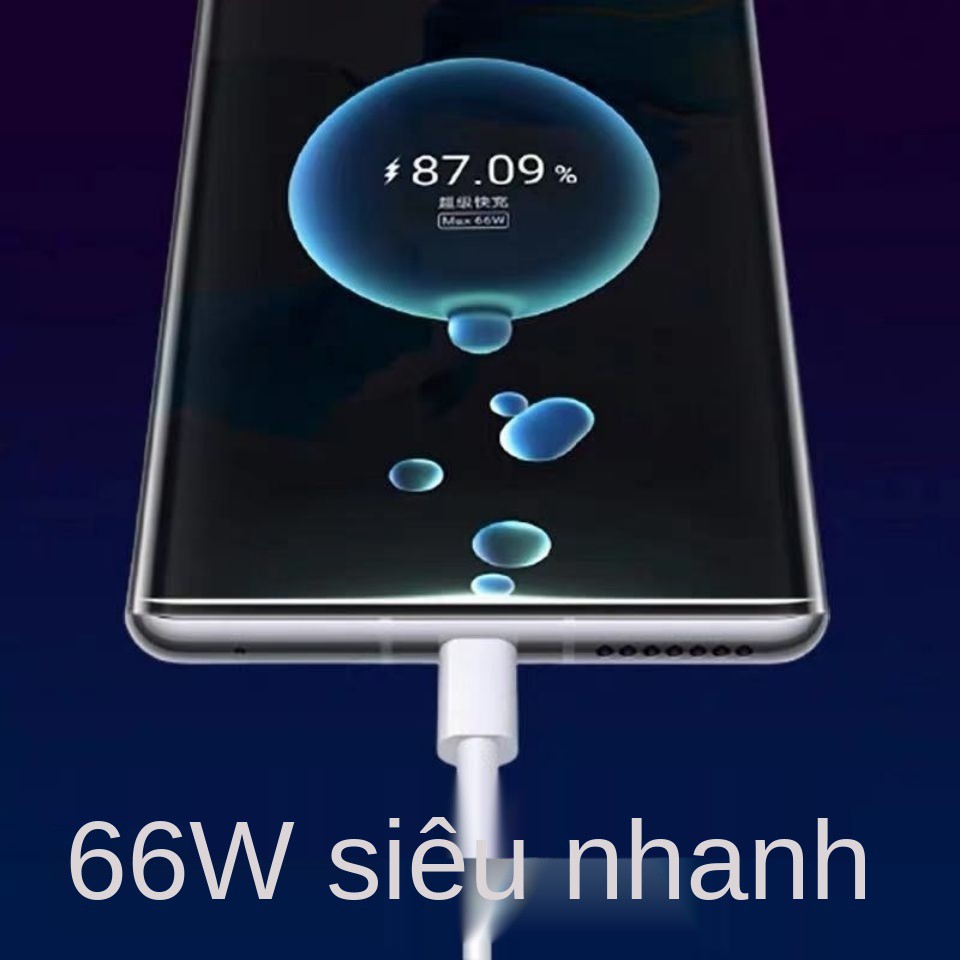 Cáp dữ liệu type-c sạc siêu nhanh 6a / tương thích cho huawei honor