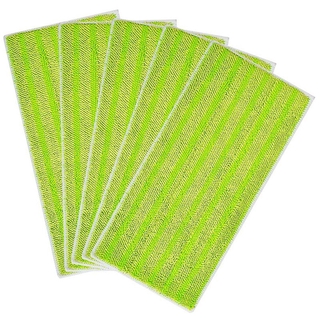 MICROFIBER Bộ 5 Miếng Lau Nhà Thay Thế Cho Cây Lau Nhà Ướt Và Khô