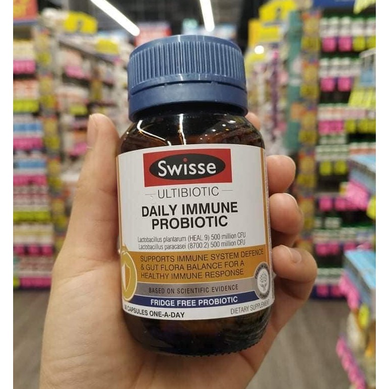Viên uống Swisse Ultibiotic daily immune Probiotic tăng đề kháng lọ 30 viên  | Shopee Việt Nam