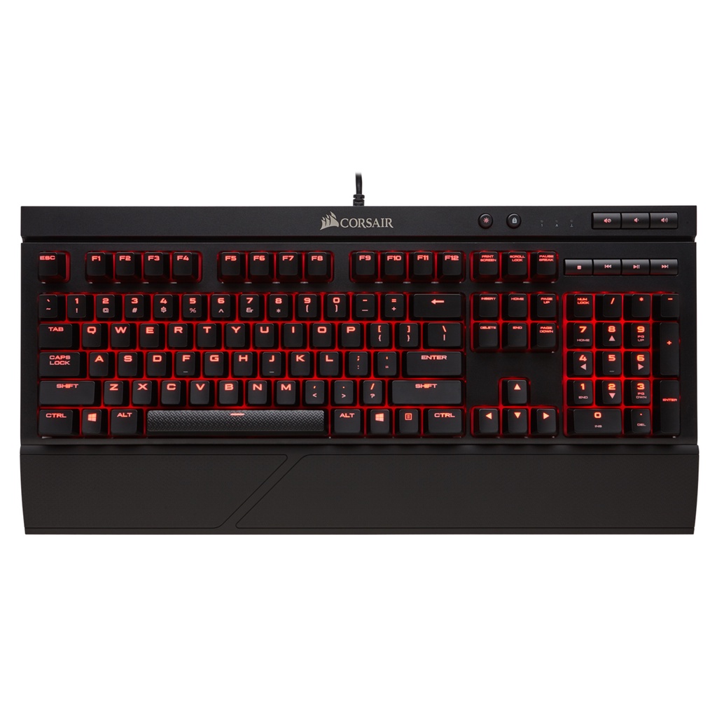 Bàn phím cơ CORSAIR K68 BLK Red Led - MX Red CH-9102020-NA