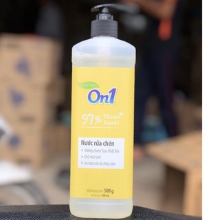 Nước rửa chén On1 500ml cho da nhạy cảm hương chanh Yuzu Nhật bản