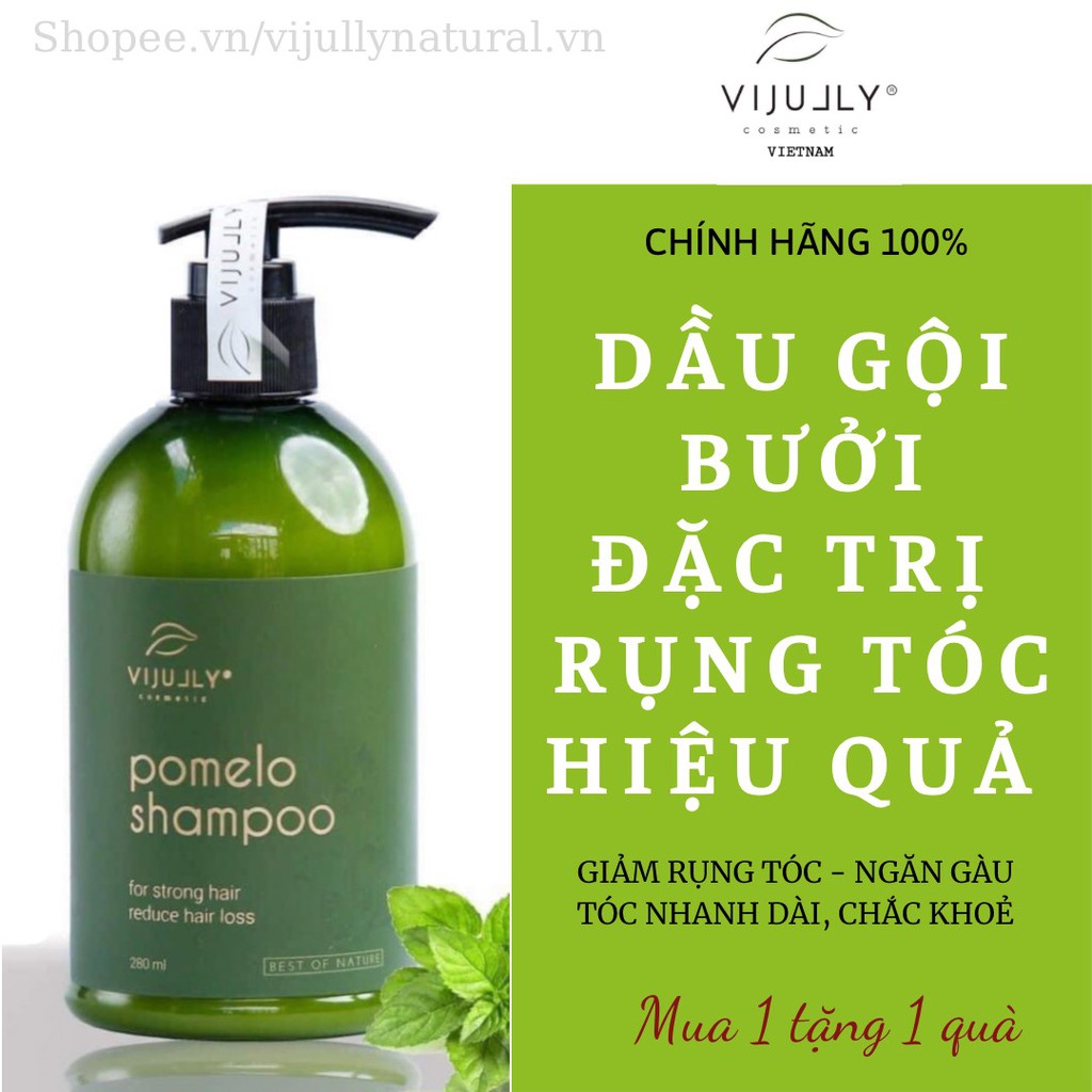 [ CAM KẾT CHÍNH HÃNG] Dầu Gội Bưởi Thiên Nhiên Vi Jully Hỗ Trợ Ngăn Ngừa Rụng Tóc, Giúp Mái Tóc Nhanh Dài Và Chắc Khoẻ