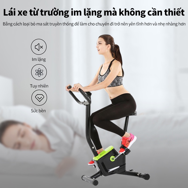 Xe đạp tập thể dục thể thao gym tại nhà    tốc độ + calo + uãng đường+thời gian Dụng cụ thể thao tại nhà sự thích hợp