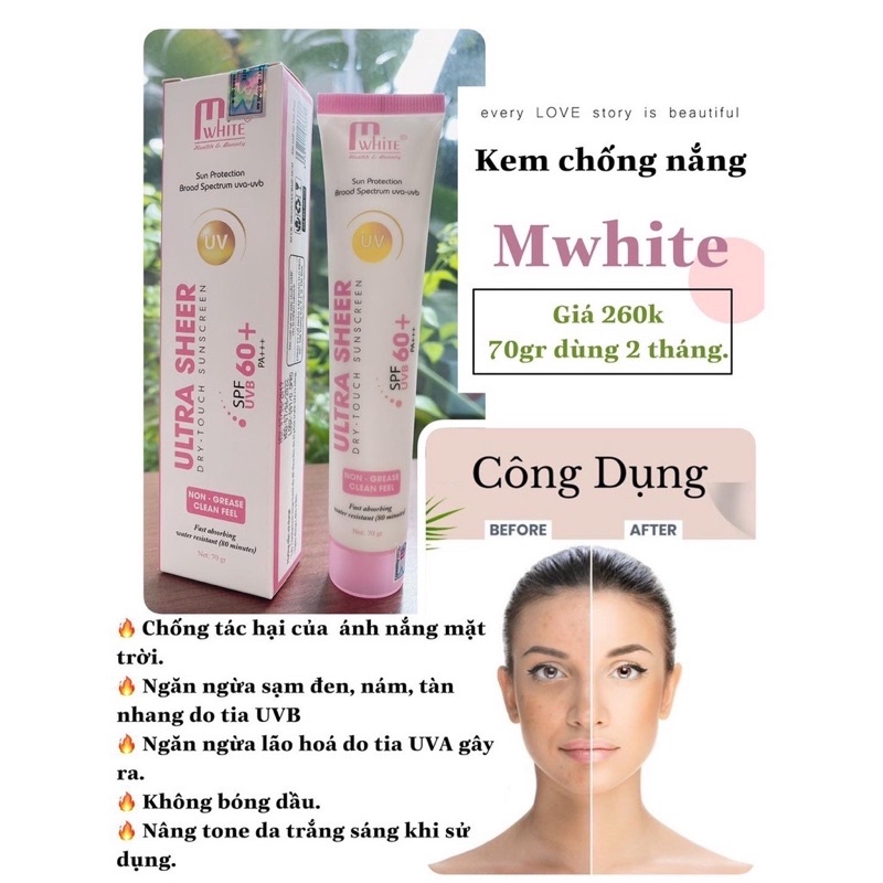 Kem Chống Nắng Vật L‎ Phổ Rộng Mỏng Nhẹ Cho Da Nhạy Cảm (SPF 60++)