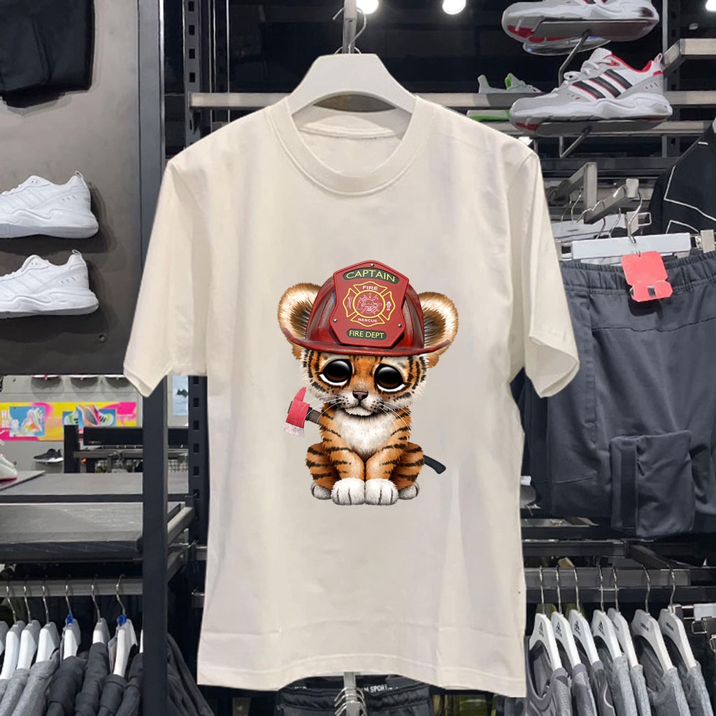 Áo thun tay ngắn mang hình con hổ siêu cool ngầu ,giá cực rẻ - c2