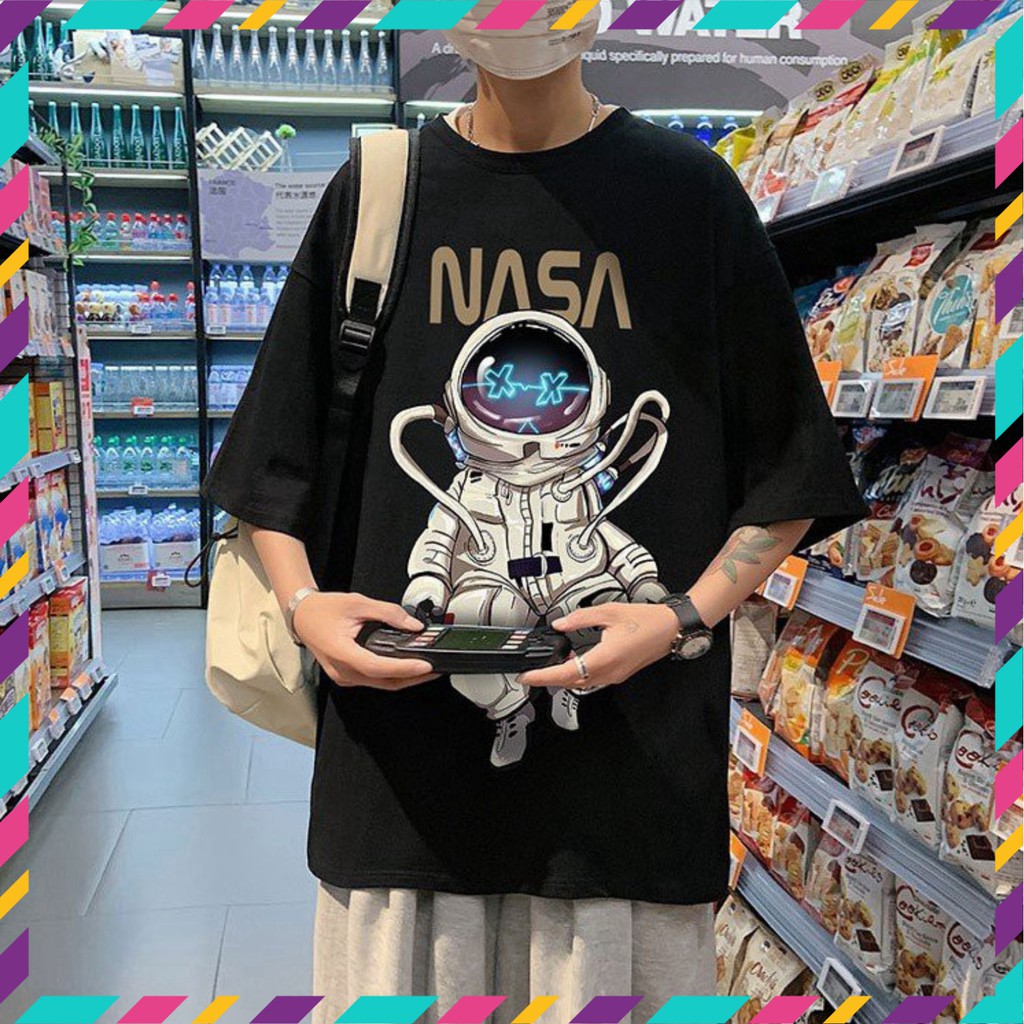 Áo Thun Tay Lỡ Form Rộng NASA Siêu Hot🍁 Unisex nam nữ đều mặc được | BigBuy360 - bigbuy360.vn
