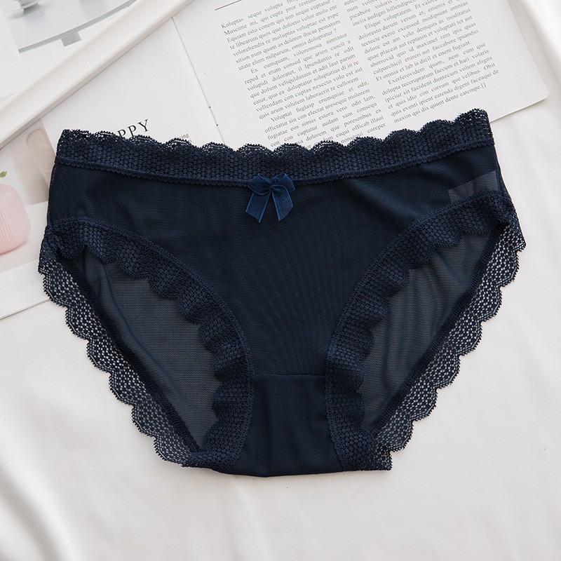 Quần Lót Nữ Ren kháng khuẩn sexy ôm dáng không tạo hằn cao cấp QL010