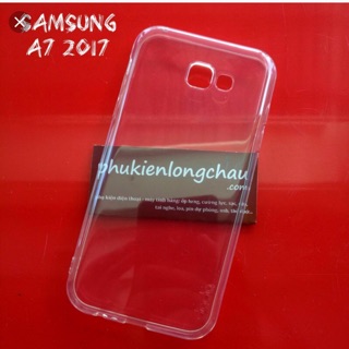 Ốp lưng dẻo cho Galaxy A7 2017/ a720 silicon trong suốt