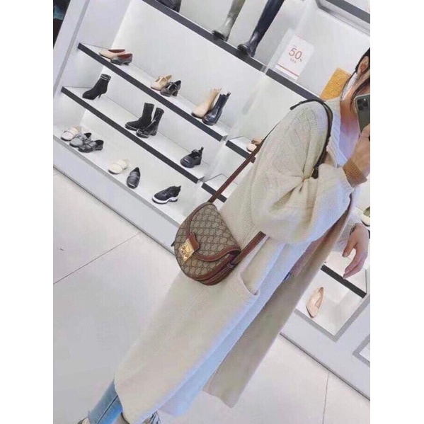 Túi đeo chéo cho nữ thương hiệu thời trang cao cấp Gucci GG/GC Pad Lock da thật