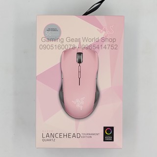 SIÊU SALE CHUỘT GAMING RAZER LANCEHEAD MÀU HỒNG TOURNAMENT EDITION QUARTZ 5G 16000 DPI NEW SEAL
